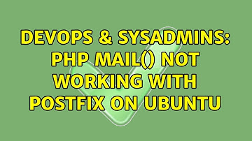 DevOps & SysAdmins: PHP mail() not working with Postfix on Ubuntu