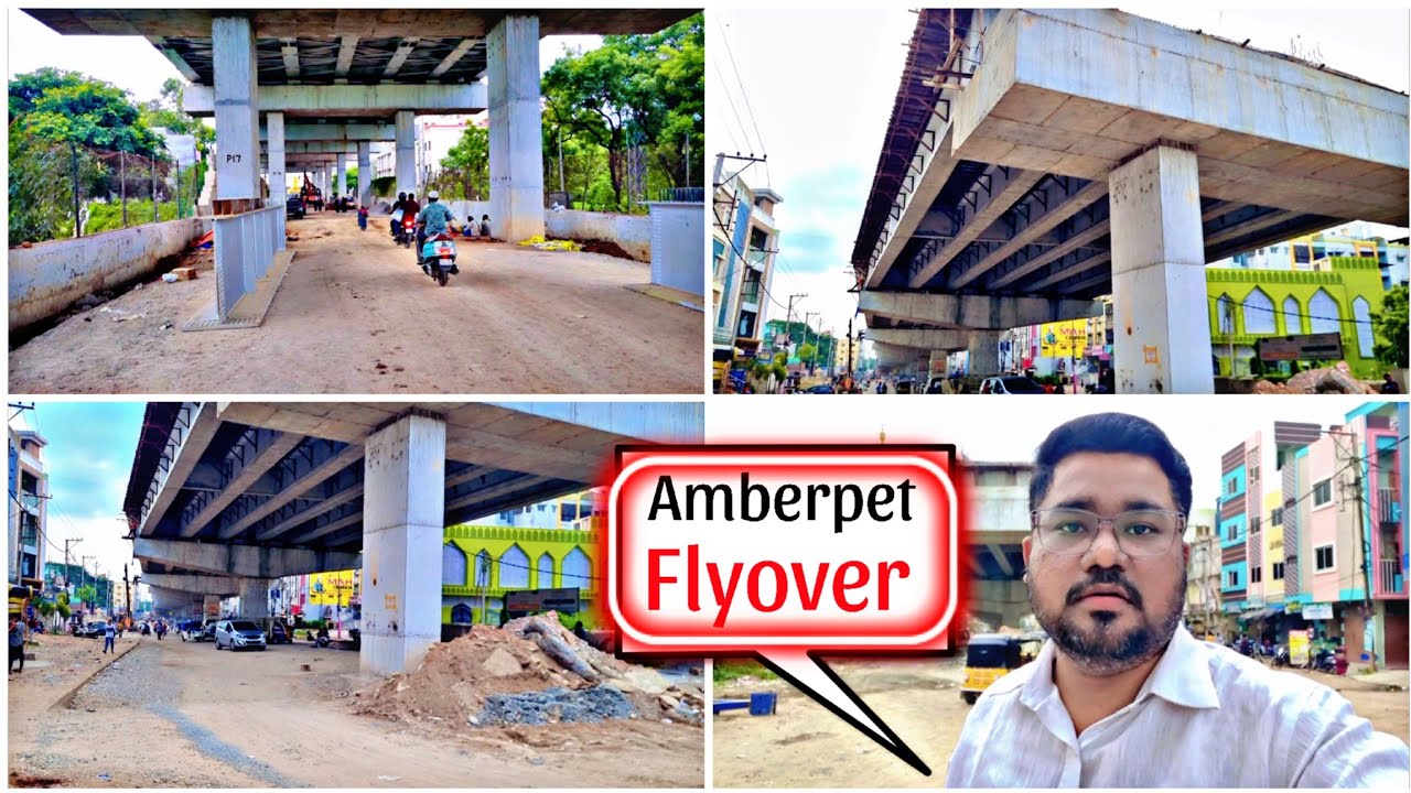 🔥Amberpet Flyover Nears Completion, To Open For Traffic In A Month # ...