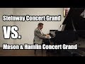 Steinway versus mason  hamlin concert grand  living pianos vlog
