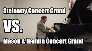 Steinway Versus Mason & Hamlin Concert Grand  Living Pianos Vlog