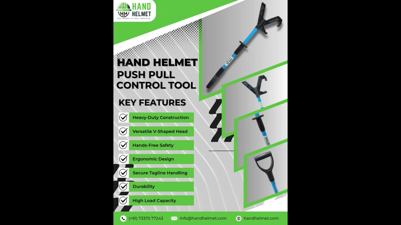 HAND HELMET PUSH PULL CONTROL TOOL