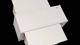 Zweiseitig erweiterbare Zeppelin-Shelter 3:1 Container