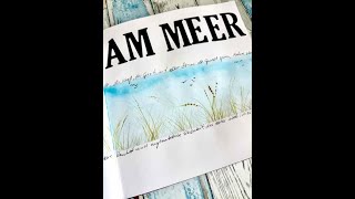 365 Tage am Meer -  Aquarellmalerei in meinem journal @AndreaKidman