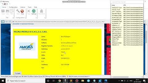 How to scrape company details and contact details from consorzioasibari.it listings using Webharvy