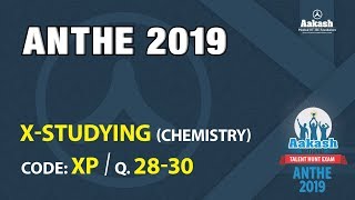 ANTHE 2019 10th CLASS CHEMISTRY CODE XP Q  28 to 30