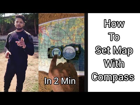 Setting A Map || NCC B certificate || practical exam ||  Use of Compass ||