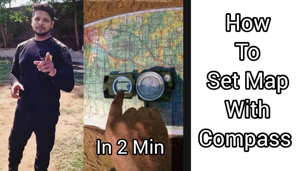Setting A Map || NCC B certificate || practical exam ||  Use of Compass ||