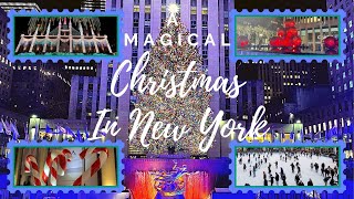 MAGICAL CHRISTMAS IN NEW YORK! | Rockefeller Tree | Saks Fifth Avenue | Marchmalloworld Vlogmas