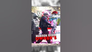 MAROON BERET OWNER