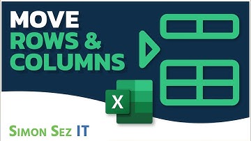 How to Move Rows and Columns in Excel