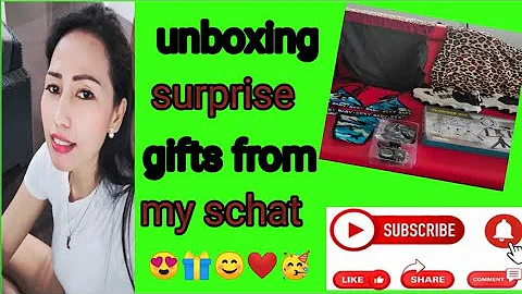 unboxing gifts on my big day