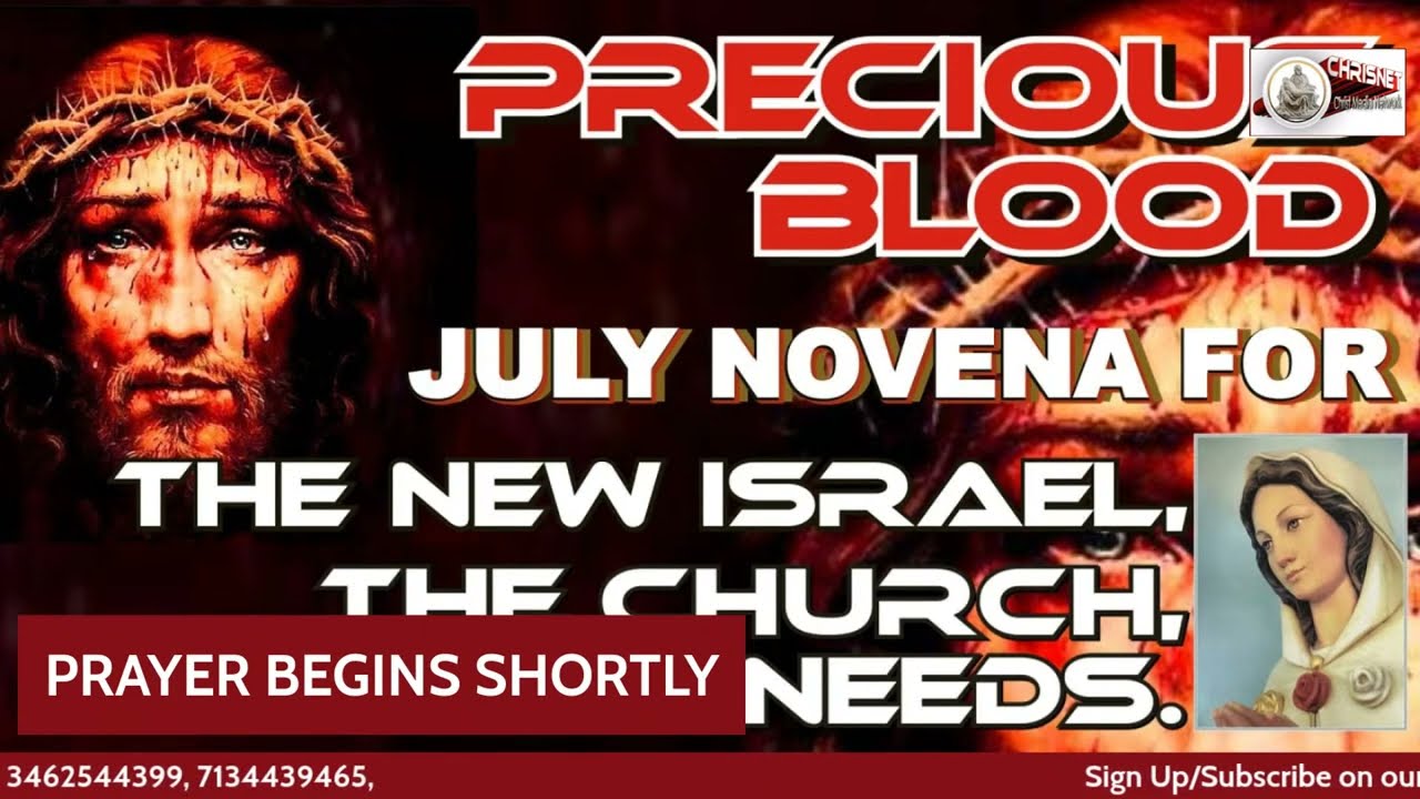 JULY NOVENA FOR THE NEW ISRAEL, THE CHURCH, AND OUR NEEDS- Day 11 Livestream