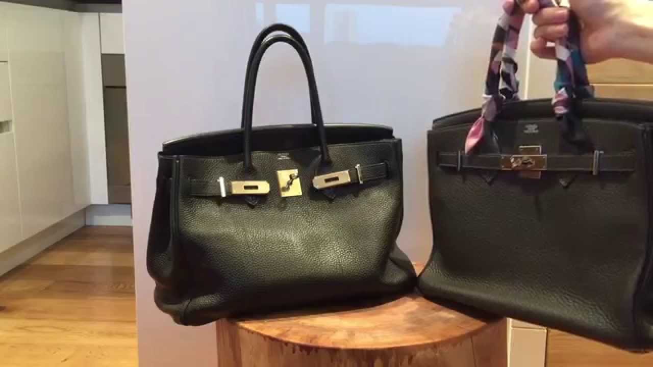 Hermes Birkin 30 Black with Silver Hardware Reveal, Comparison, What's in  my bag 