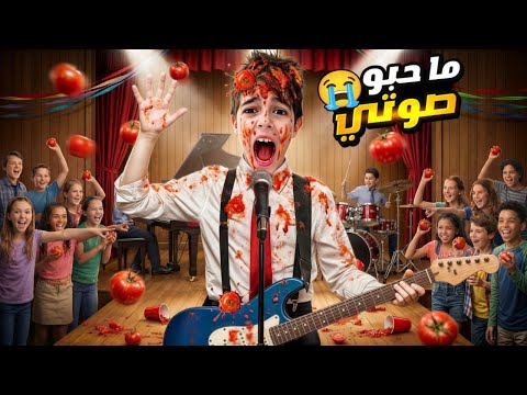 خلودة صار مغني مشهور شرطة المشاهير ما حبوا صوتوا وطردوه 