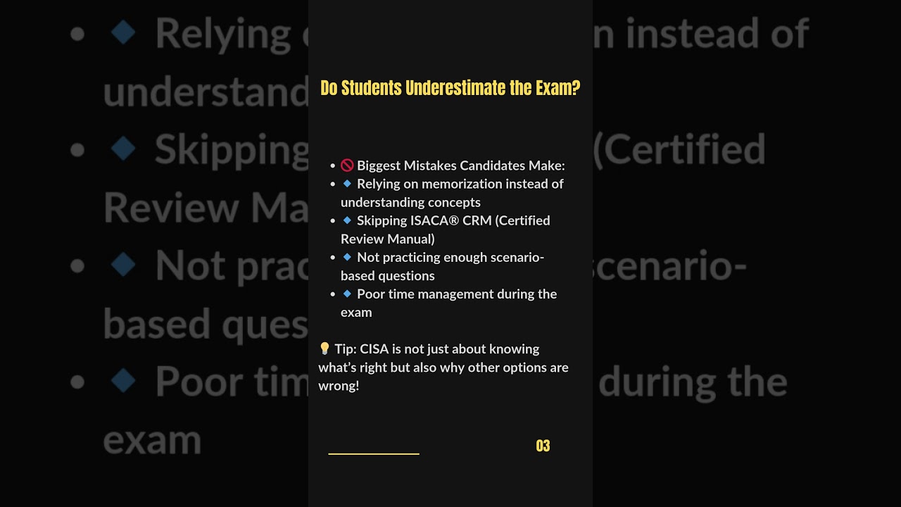 Why Do So Many Candidates Fail CISA on Their First Attempt?  