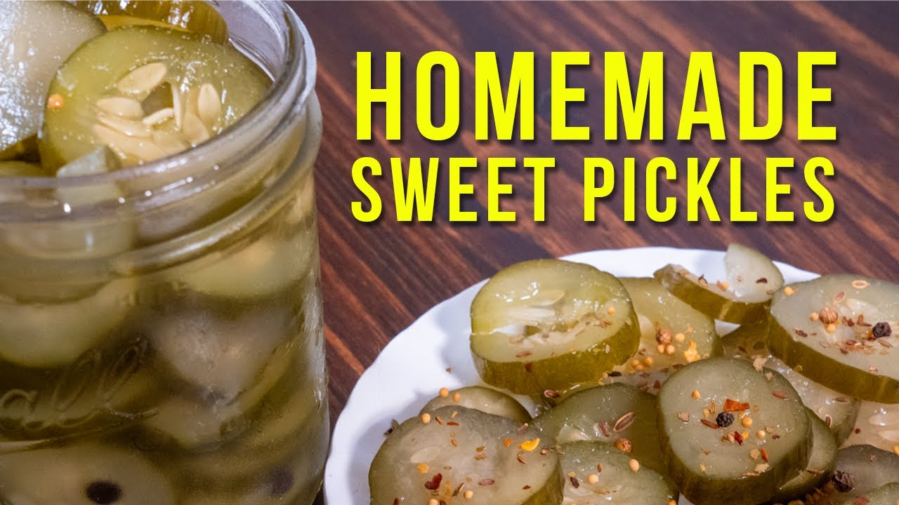 Grandma's Homemade Sweet Pickles - Simple Recipe