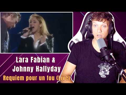 INCREDIBLE DUET! | Johnny Hallyday & Lara Fabian – "Requiem pour un fou" (Live) First Time REACTION