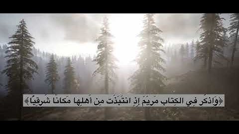 من سورة مريم - القارئ زيد الشنطي