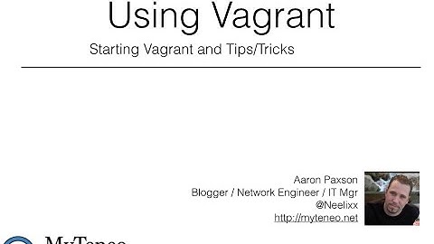 Vagrant Basics