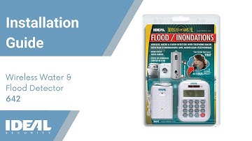 Setup instructions for Ideal Security SK642 Wireless Water & Flood Detector With Telephone Dialer