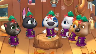 My Talking Tom Friends | Helloween & Criss Cross Dress up Part 44 | IOS App & Android Games screenshot 4