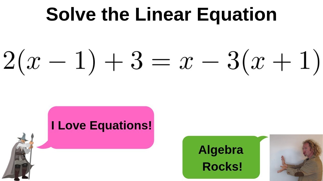 Solving a Linear Equation Example 9 - YouTube