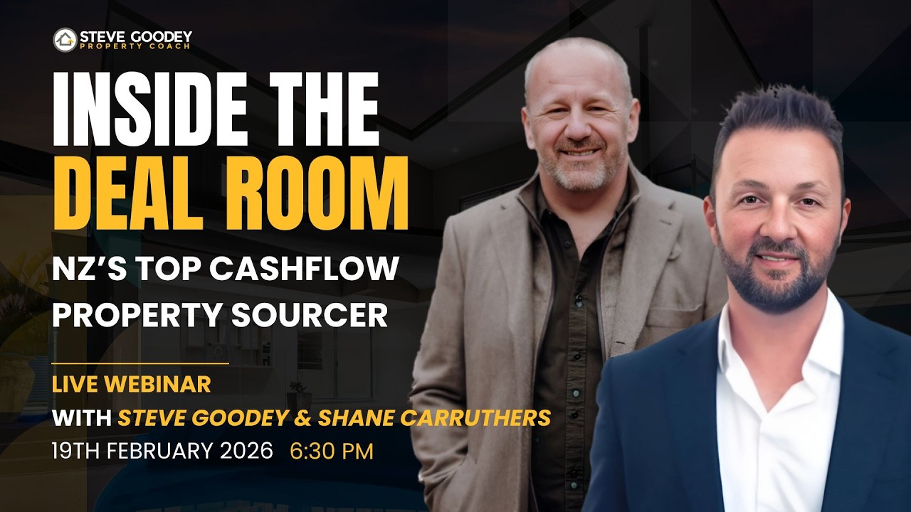 Inside the Deal Room: NZ's Top Cashflow Property Sourcer with Shane Carruthers Webinar