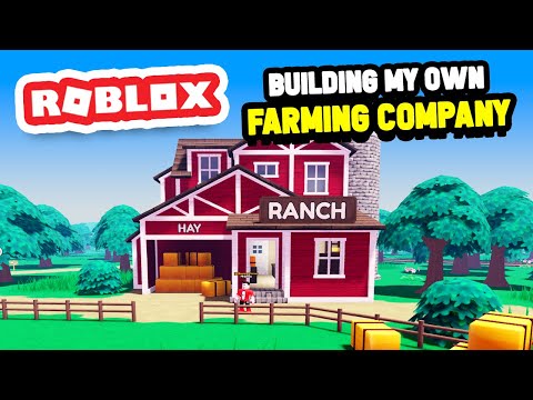 Building My Own FARMING COMPANY in Roblox Farm Life Simulator