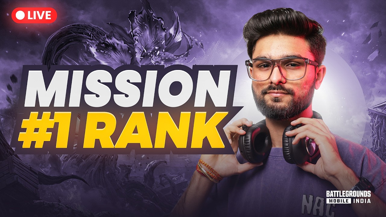 KYA AAJ #2 HOGA? | CONQUEROR RANK PUSH | BGMI LIVE