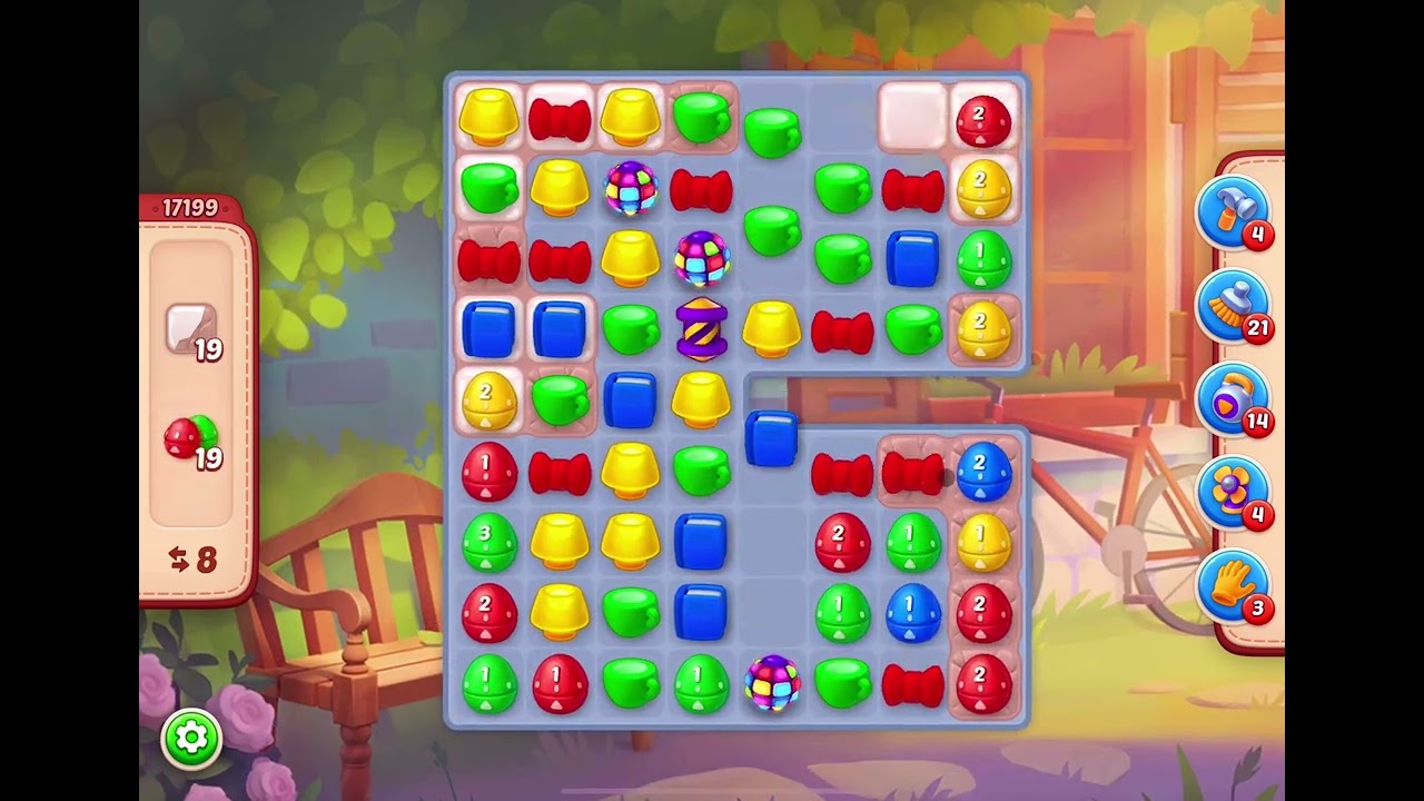 HomeScapes Level 17199 no boosters