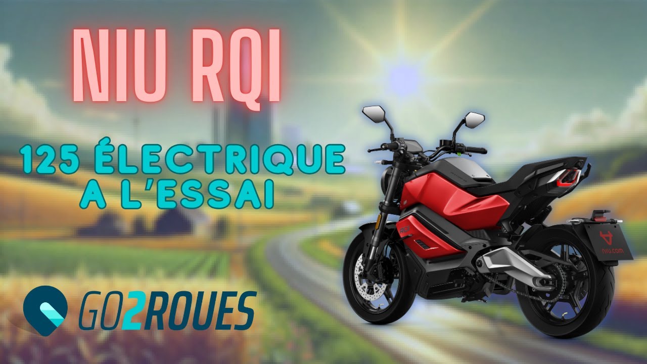 NIU RQi : essai de la moto électrique 125 connectée