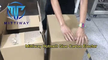 Hotmelt glue case erector box forming bottom sealing taping machine case former box erecting machine