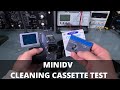 MiniDV Sony Head Cleaning  Cassette (tape)  DVM4CLD - fixing Sony camera DCR-PC8E & Sharp VL-NZ105