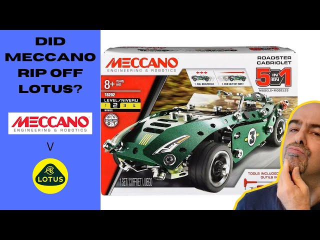 Unboxing and Build of Meccano Roadster - Should Lotus sue??? 