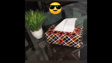 Re-new Old Tissue Box/DIY Tissue Box/Use of Tissue Box/Money Saving Idea/#Short /#CA