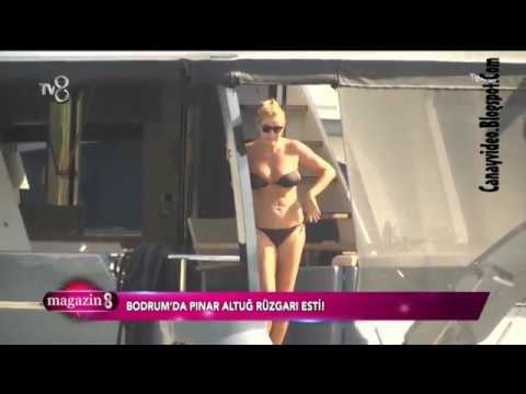 Pınar Altuğ Bikiniyle Yakalandı! Kusursuz Vücud