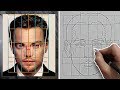 How to Draw FACES with ACCURATE PROPORTIONS & FEATURES (Front View) - Tutorial