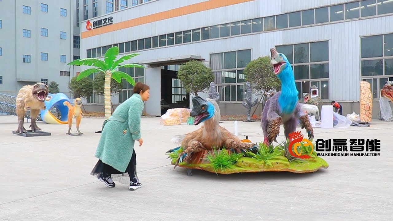 Interactive Animatronic Dinosaur - YouTube