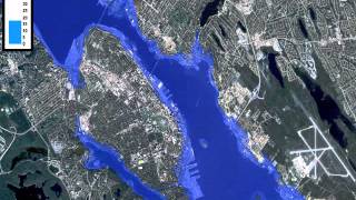Halifax, Nova Scotia Flood Model - 0 To 30 M Relative To Cgvd28 - Halifax Peninsula