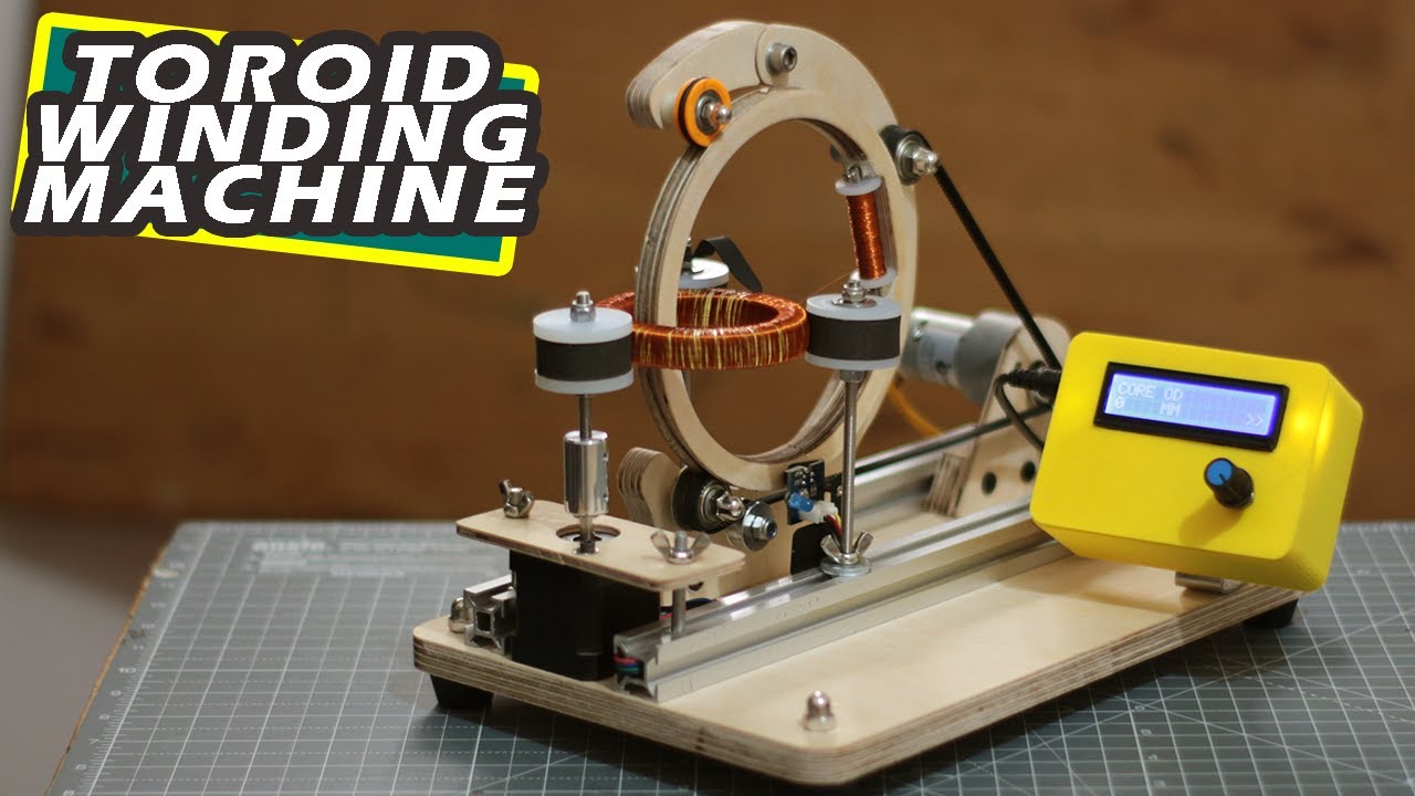 Diy Arduino Based Toroid Coil Winding Machine | Arduino Project