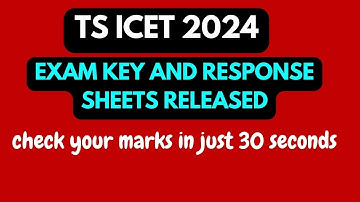 TS ICET 2024 KEY AND RESPONSE SHEETS LIVE / TS ICET KEY  LIVE / IQ ACADEMY