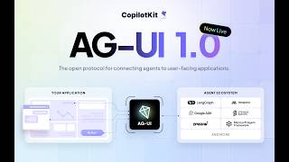 AG-UI 1.0 is here | Connect Any Agent to Any App