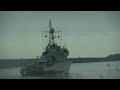 Выход 20 кораблей Каспийской флотилии КФЛ пункта базирования Махачкала в море для участия в учении