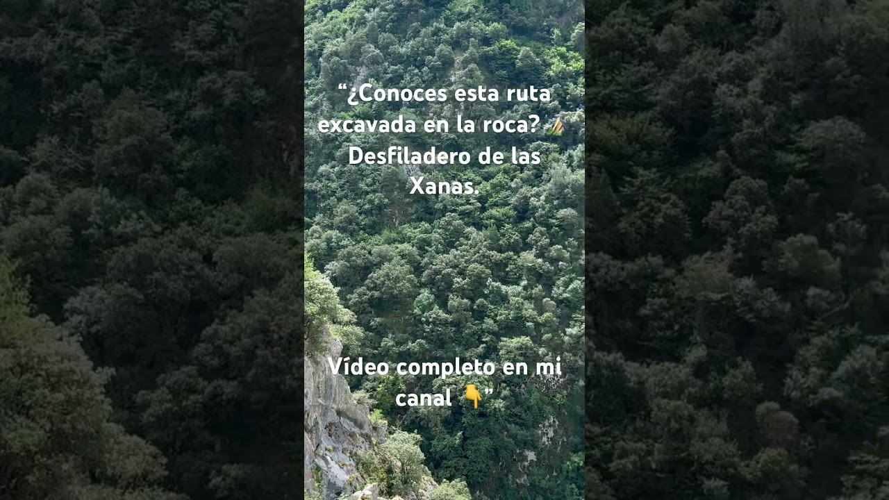 PARAJES NATURALES DE ESPAÑA 🌿. El Desfiladero de las Xanas. Asturias.