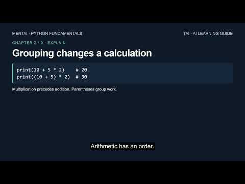 Python Fundamentals — Variables, numbers, strings and arithmetic