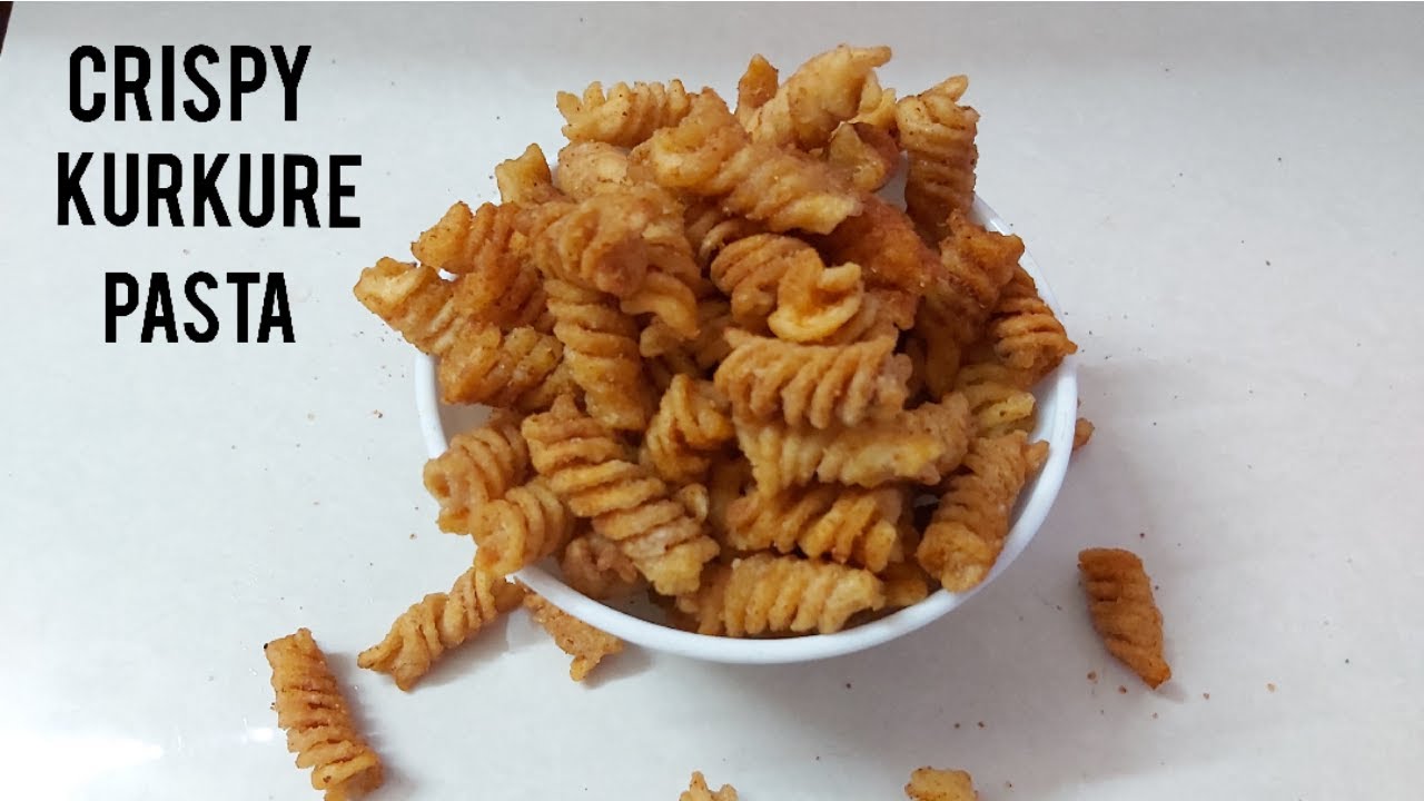 Crispy Kurkure Masala Pasta Recipe Crispy Macaroni Snack Recipe