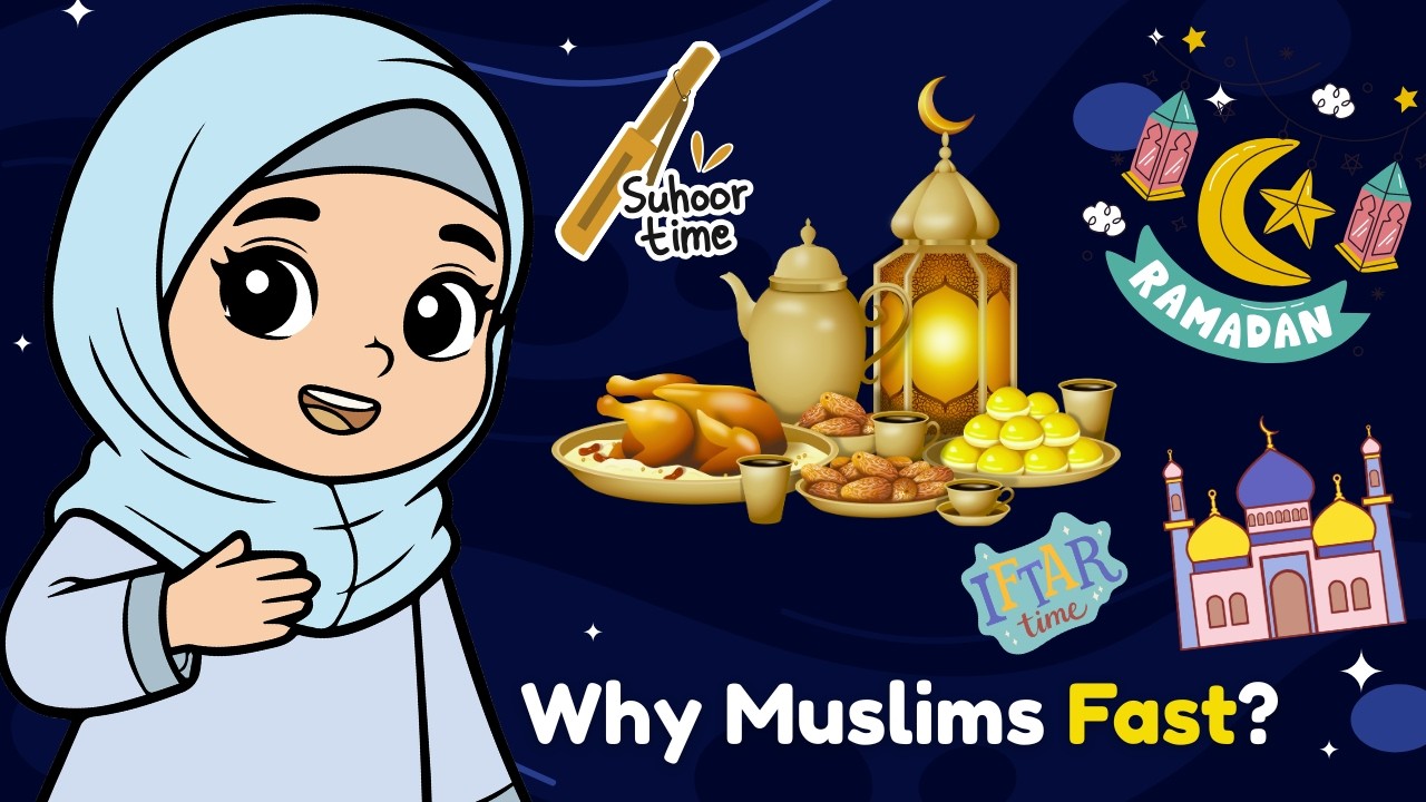 Why Muslims Fast? 🌙 Ramadan Explained for Kids | Islamic Stories