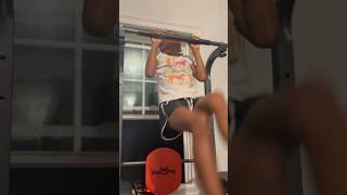 There’s no way she can do one pull-up 😳