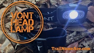 Vont Head Lamp - High Quality Budget Hiking Gear Review and Giveaway!