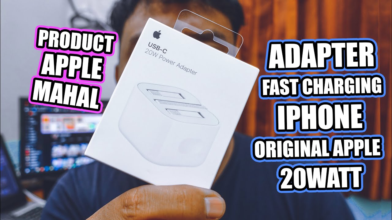 Adapter Fast Charging iPhone Original Apple 20Watt - UNBOXING